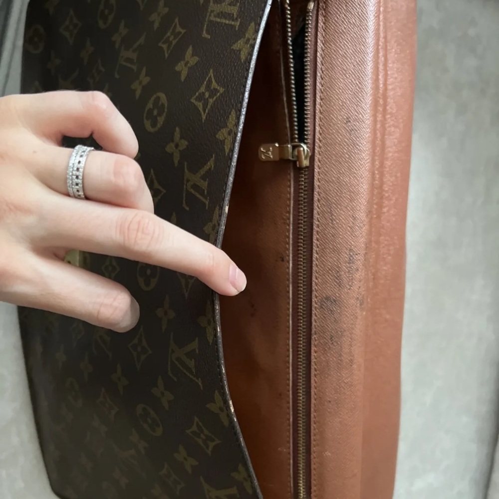 Louis Vuitton Porte Documents Briefcase Authentic Vintage - Picture 8 of 16